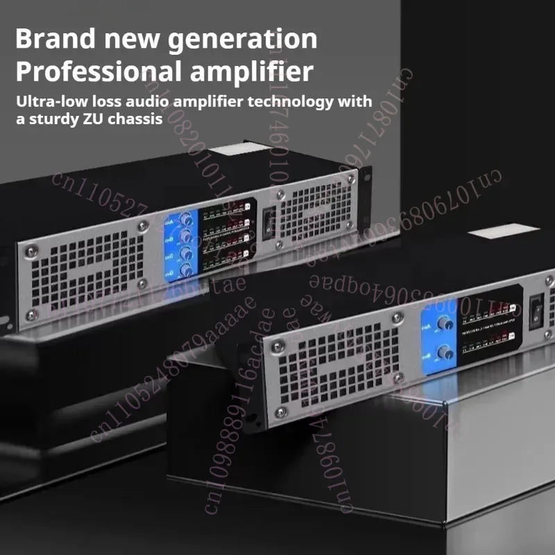 Фото Цифровой усилитель мощности CA Dual Audio 1000 Вт при 8 Ом (2x4) для конференций, домашнего караоке и сценических выступлений №2