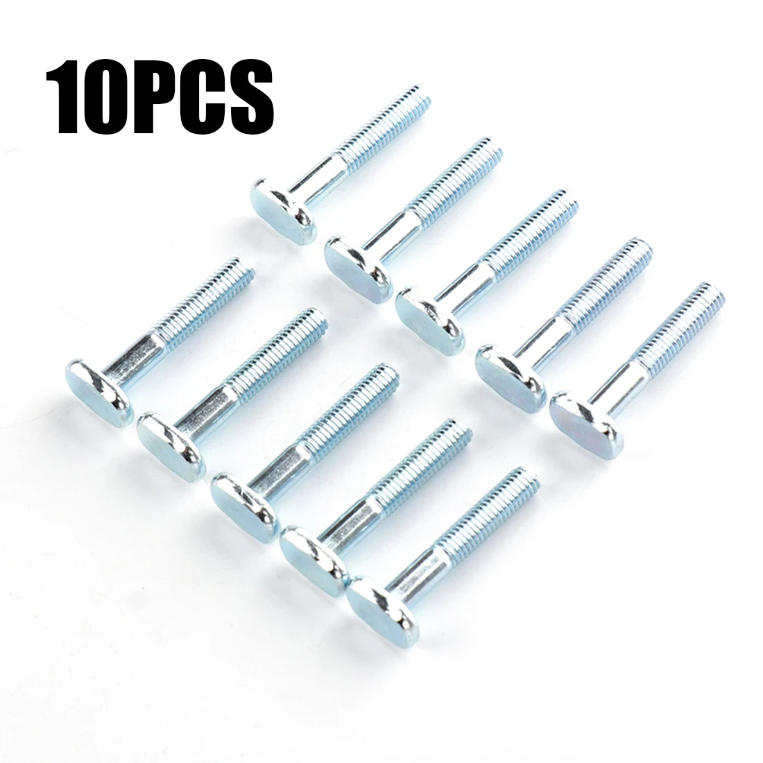 

10pcs M6x40mm T-Nut Sliding Screws T-track T-slot Miter Track Jig Table Saw Router Carpentry Jigs Woodworking Tool