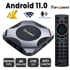 ТВ-приставка Amlogic S905W2 Android 11 AV1 Голосовое управление 1000 м Wifi 32G 64G BT5.2 1080P 3D медиаплеер быстрая приставка