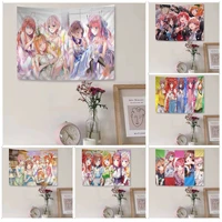 anime the quintessential quintuplets hippie wall hanging tapestries hippie wall hanging bohemian wall tapestries room decor