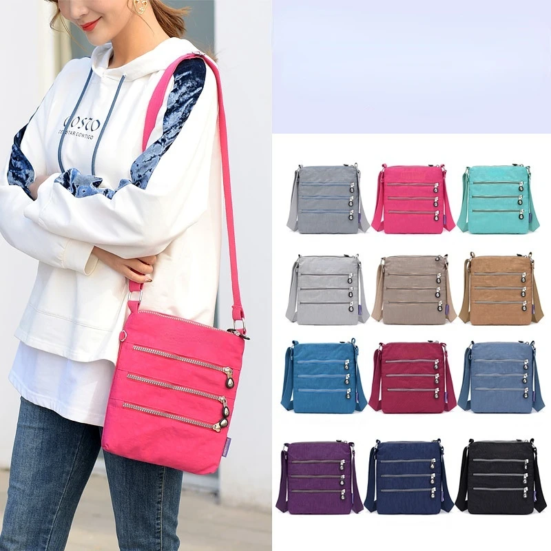 

Women Messenger Bags Waterproof Nylon Crossbody Shoulder Bag for Women Female Ladies Cross-body Bags Tote