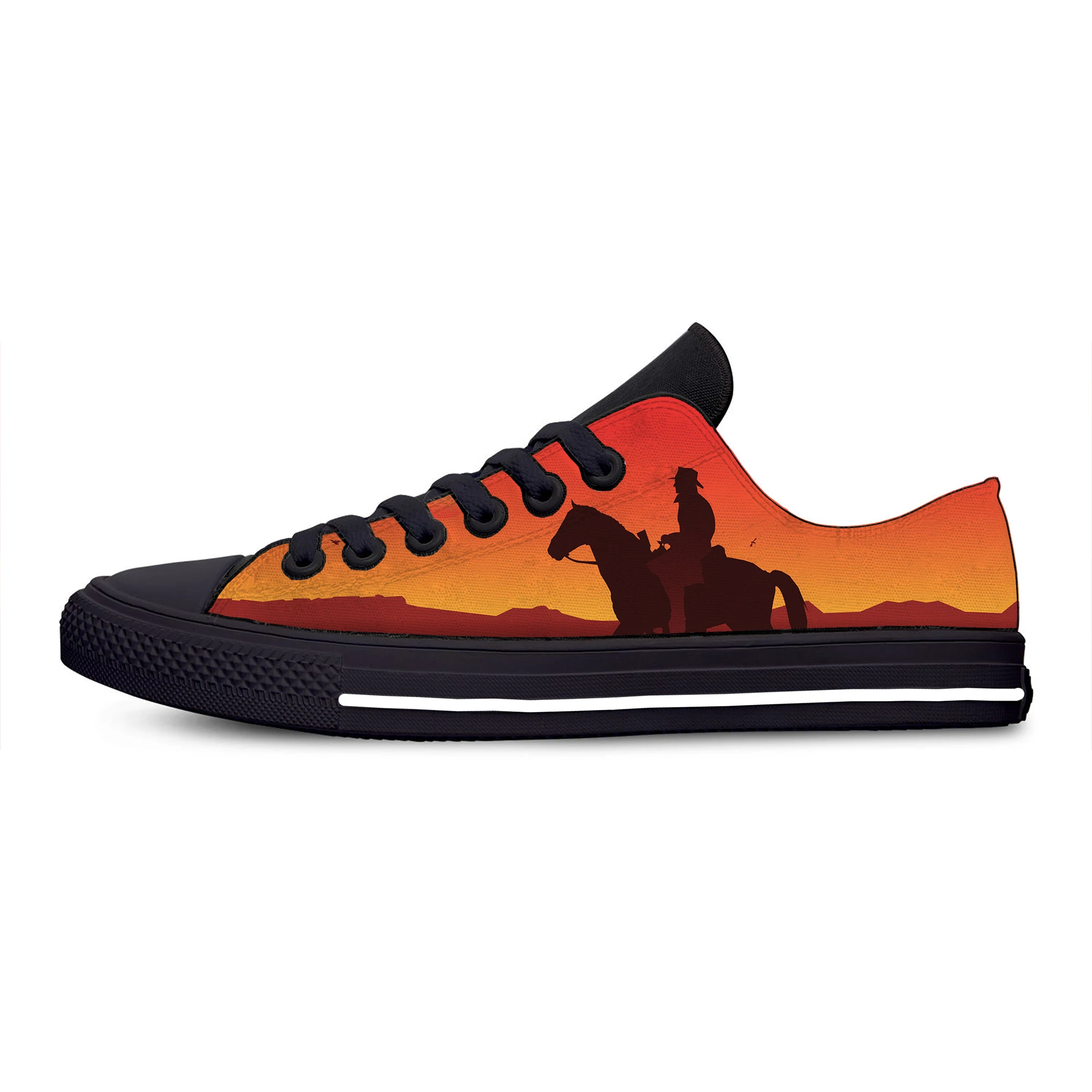 Hot Summer Video Game Red Dead Redemption Cool Breathable Casual Shoes Low Top Lightweight Board Men Women Latest Sneakers