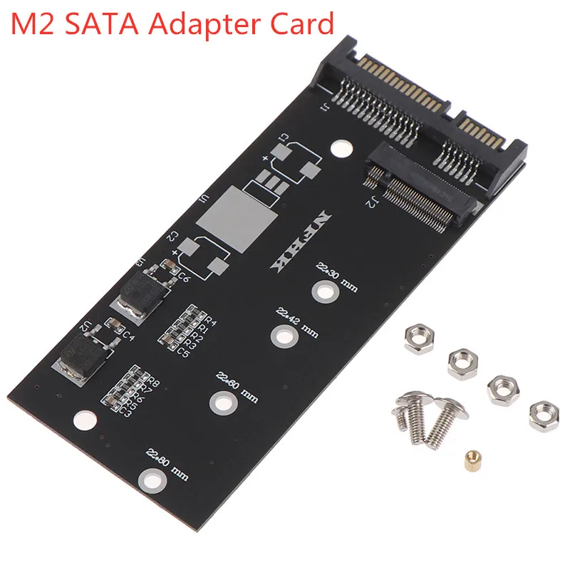

Новый адаптер M.2 SATA, адаптер Raiser M2 на SATA, адаптер M.2 на SATA, M.2 NGFF конвертер 2,5 дюйма, карта SATA3 B Ключ для 2230-2280 M2 SSD