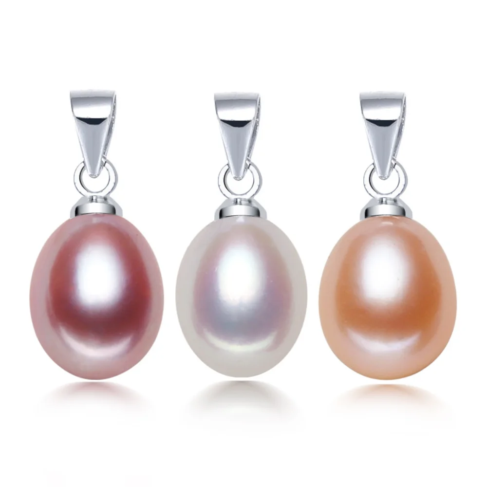 

Fashion Ladies Pearl Pendant 5A Grade Flawless Cultured Pearl Melon Seed Clasp Pendant for DIY Necklace Earrings Accessories