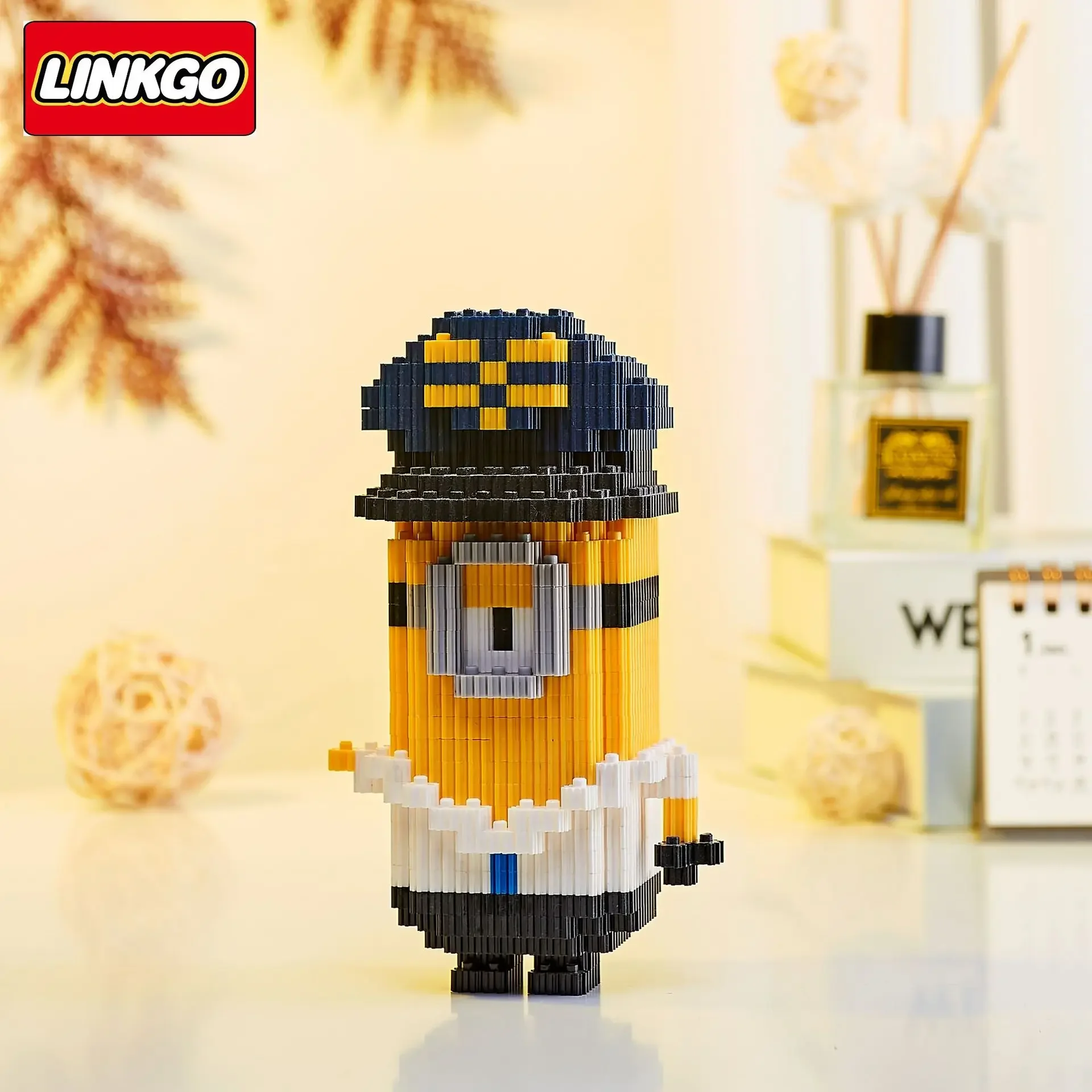 Linkgo Minion Connection строительные блоки Дэйв Стюарт забавная 3D модель аниме Миньоны