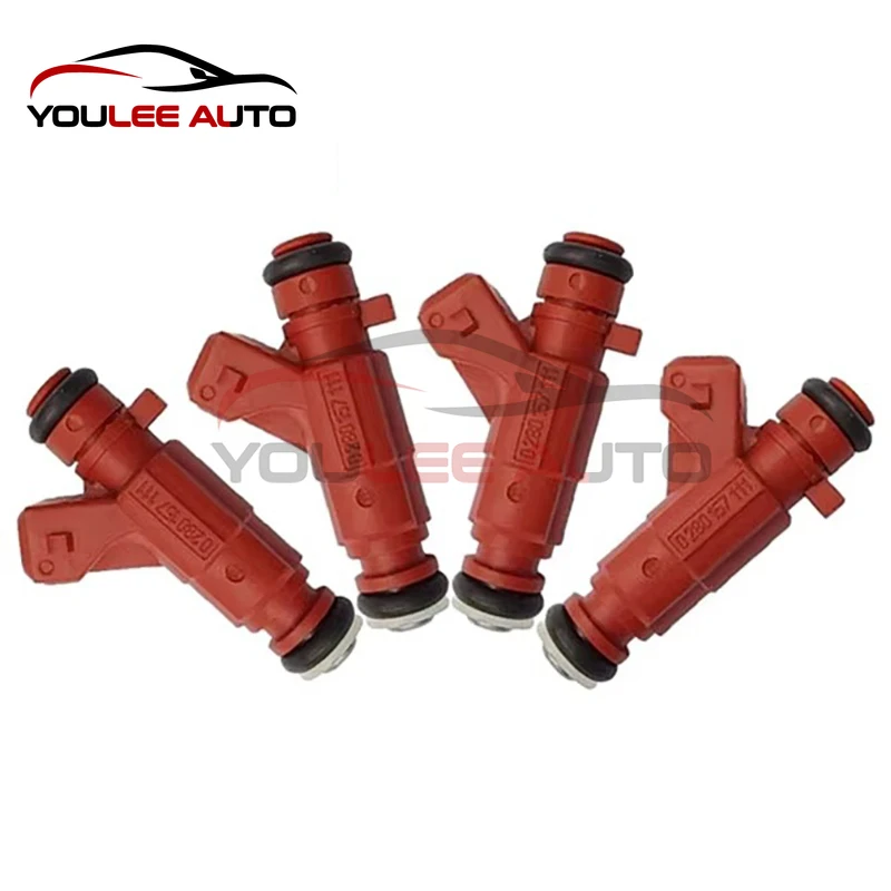 Фото 4 шт. 0280157111 032906031S топливные форсунки для 2007-2014 Volkswagen VW Golf Voyage 1.0L 8V автомобильные аксессуары №1