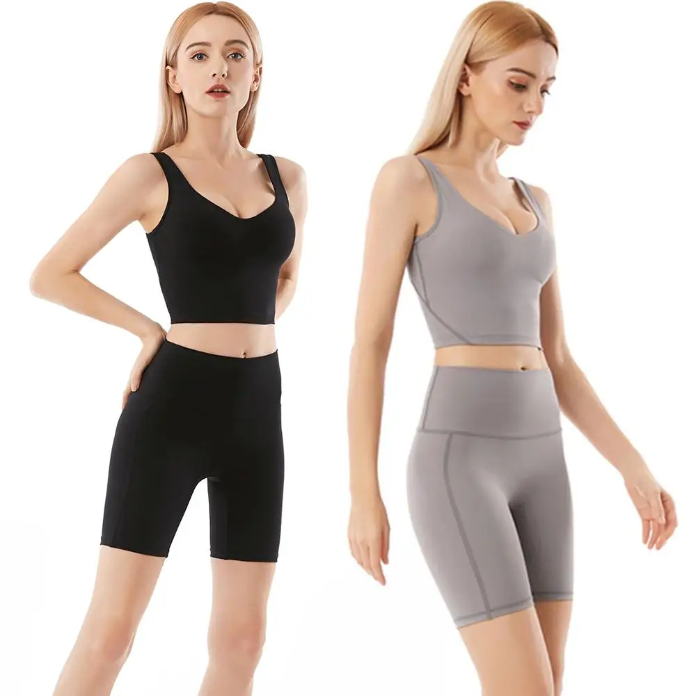 

Seamless Women Yoga Set Gym Shorts Sport Bras Brassiere Workout Tops For Women Yoga Clothes Fitness Leggings Gym Set Yoga Sets