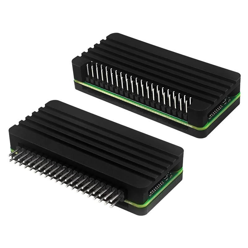 

Алюминиевый Чехол для Raspberry Pi Zero 2 Вт с прямым/изогнутым контактным разъемом, Пассивный охлаждающий Корпус для Raspberry Pi Zero 2 Вт