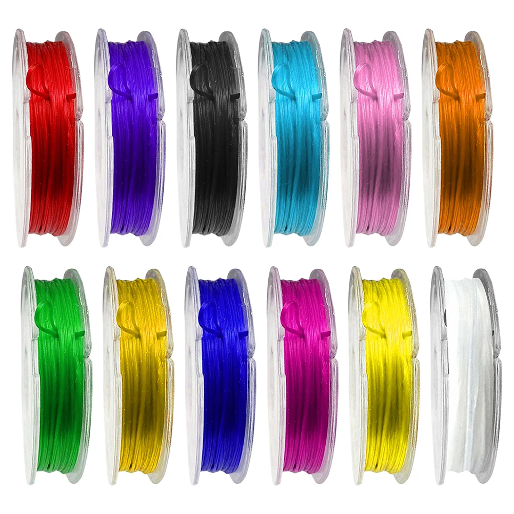 12 рулонов шнуркового стержня шнур для шнуровки пластиковый веревка красочная