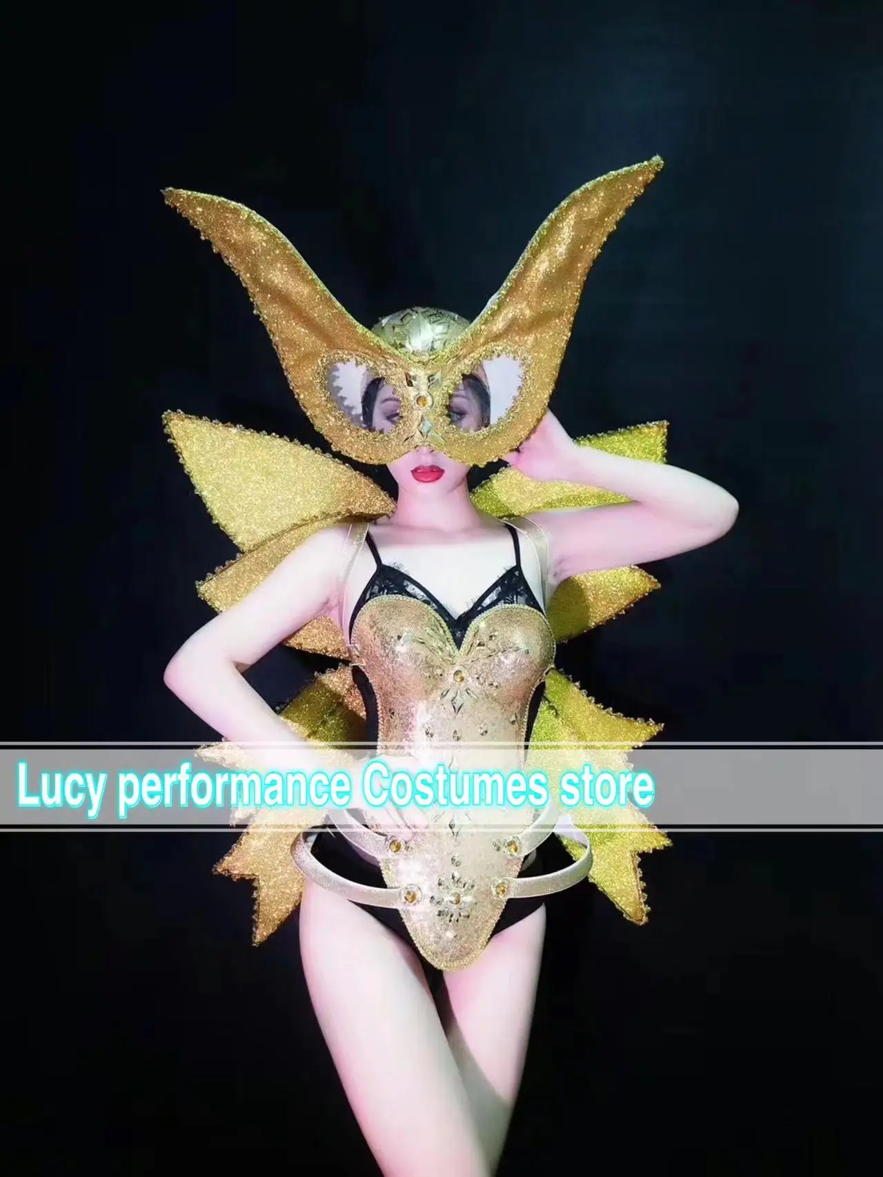 

Эстетический костюм с изображением бара леса эльфа, ночная Сексуальная свинцовая танцевальная одежда, одежда для ночного клуба группы B, та...