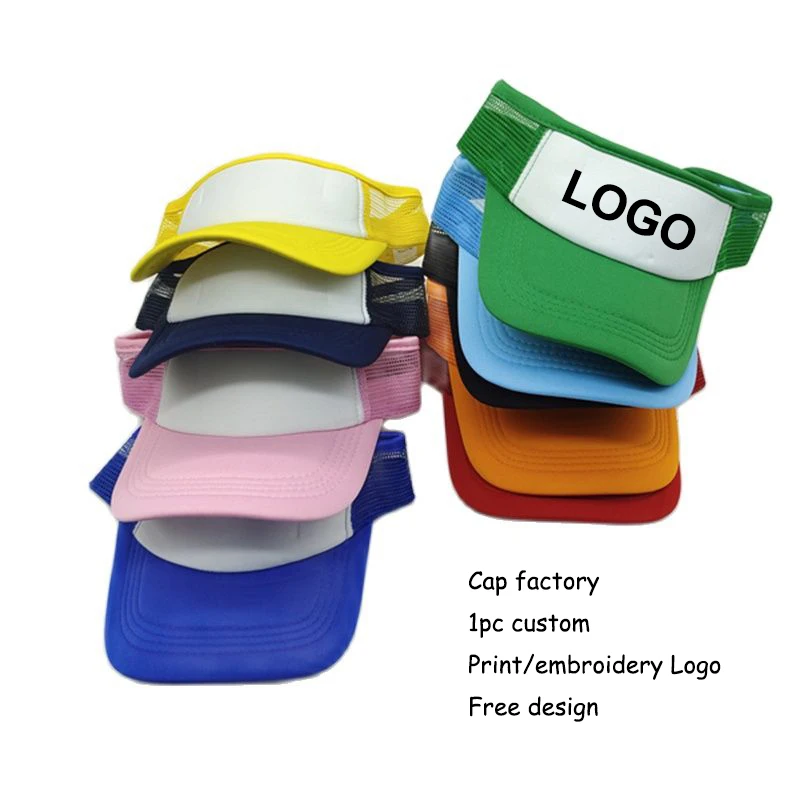 

Спортивная Кепка с логотипом на заказ, пустая Кепка с козырьком унисекс, женская и Мужская бейсболка из дышащей сетки, летняя солнцезащитна...