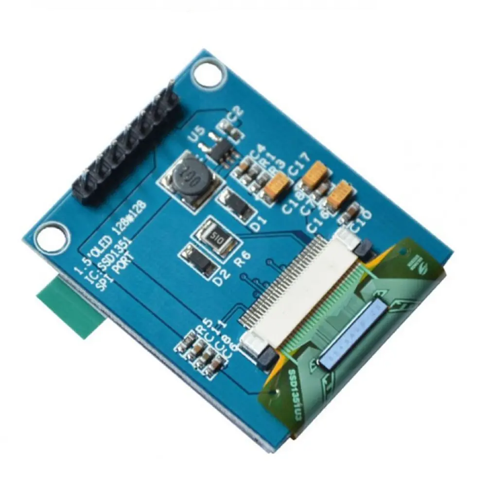 

Полноцветный органический светодиодный модуль SSD1351 1,5 дюйма, экран дисплея 128 (RGB) * 128, интерфейс привода IC SPI для 51 STM32