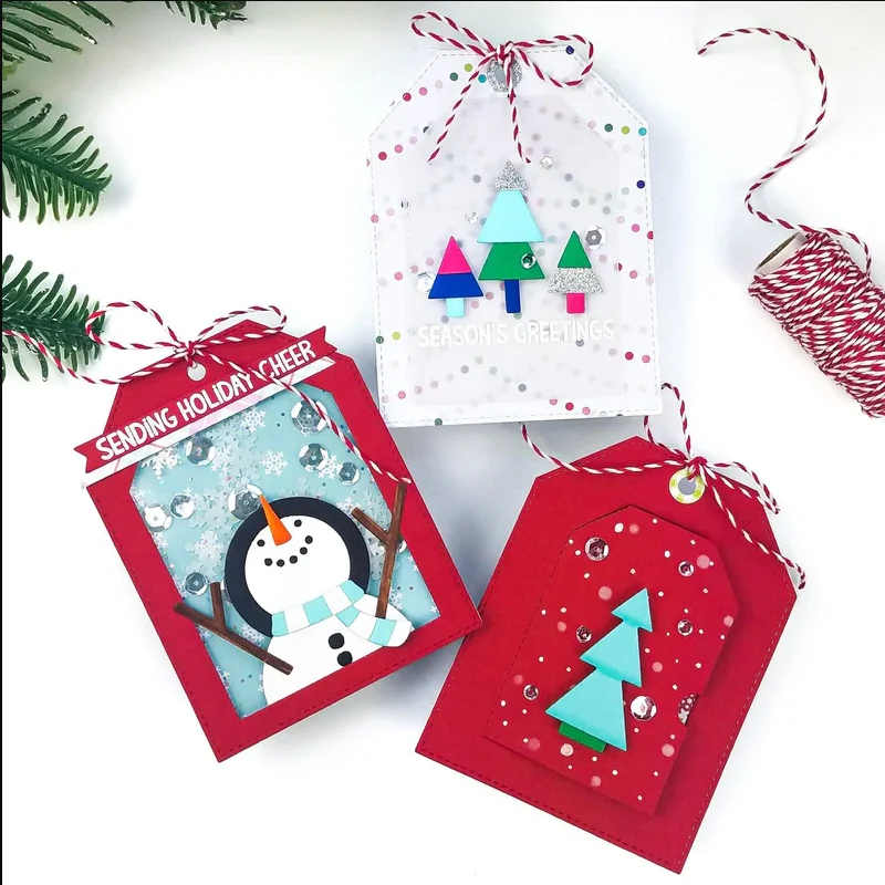 Рождественская елка наклейки с сюрпризом друзья со снегом ГОЛУБИ МИРА зелень