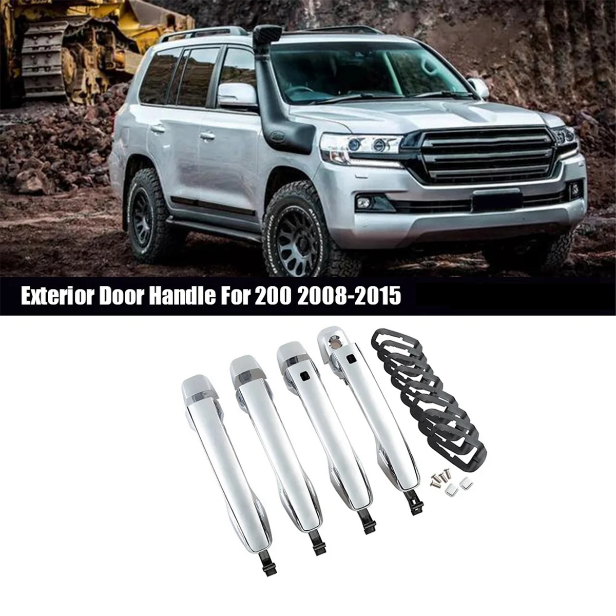 Внешняя дверная ручка автомобиля для Toyota Land Cruiser 200 2008-2015 аксессуары