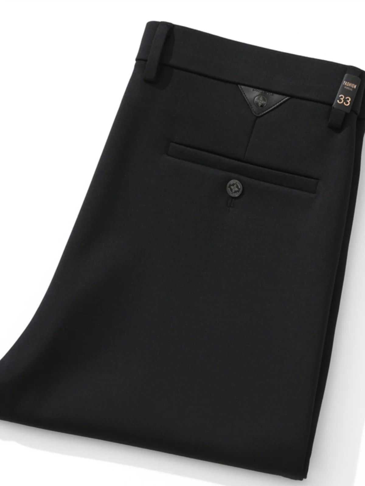 Осенне-зимняя одежда из плотного материала эластичные черные простые элитные