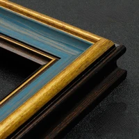wood golden frame canvas oil painting price factory wood vintage frame for canvas oil painting diy frame picture shadow box
