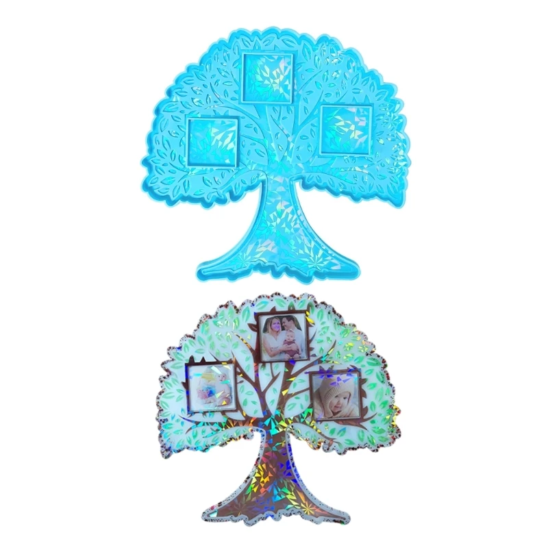 Пресс-форма для фоторамки из смолы в форме большого дерева силиконовая форма