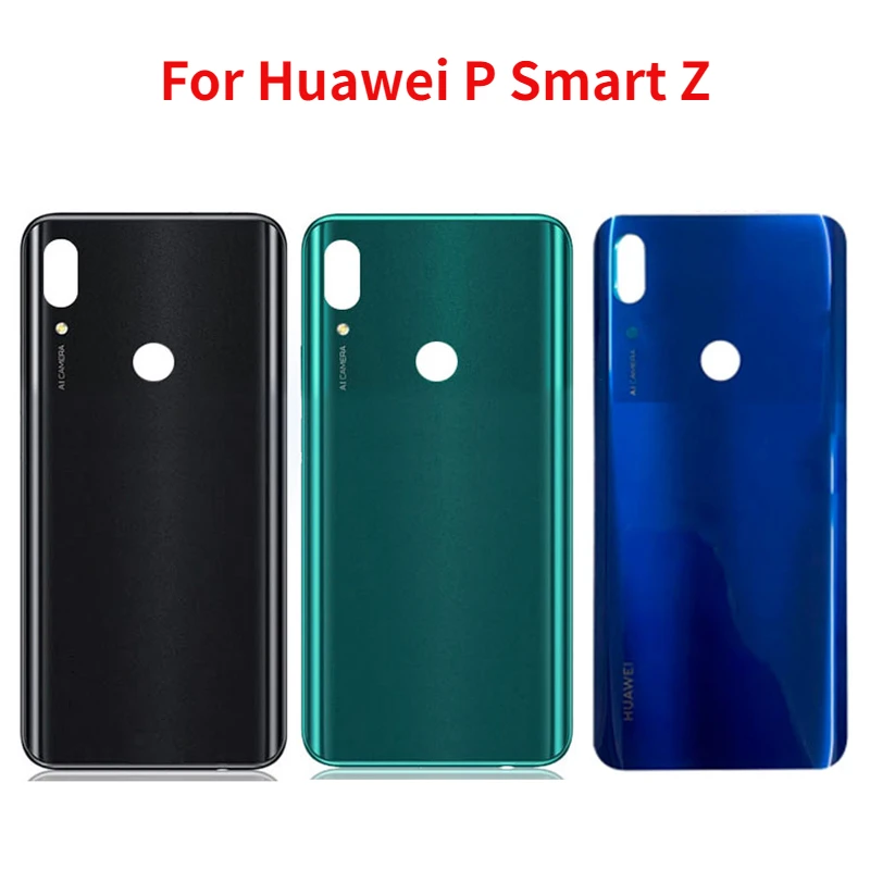 

New Back Cover For Huawei P Smart Z 2019 STK-LX1 Back Battery Cover Rear Door Panel Glass Housing Case Replacement