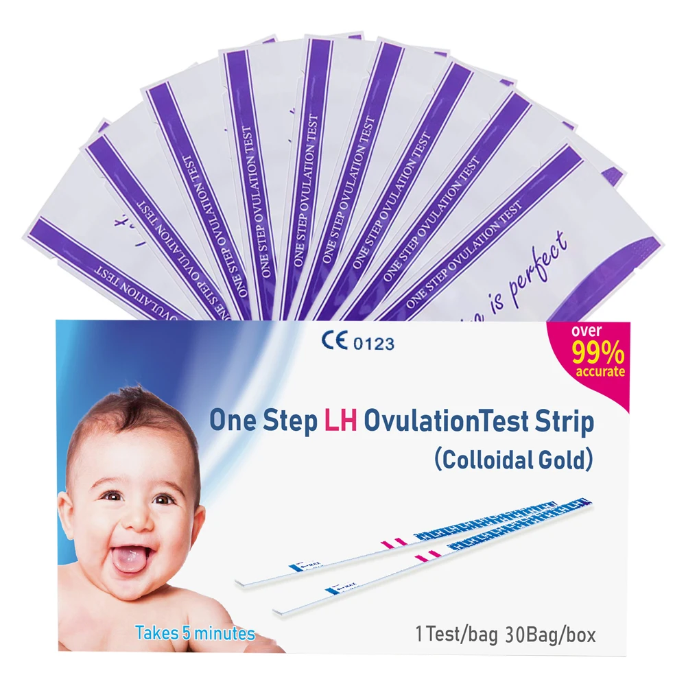

30+10 Pcs/Set Ovulation Test Kit Predictor Fertility Stick LH First Response Ovulation Urine Test Strips Over 99% Accuracy