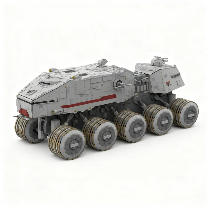 Фото 16578 деталей MOC Republic HAVw A6 Juggernaut Turbo Tank, минифигурка, масштабная модель для сборки, строительные блоки, рождественский подарок, игрушки 3D №1