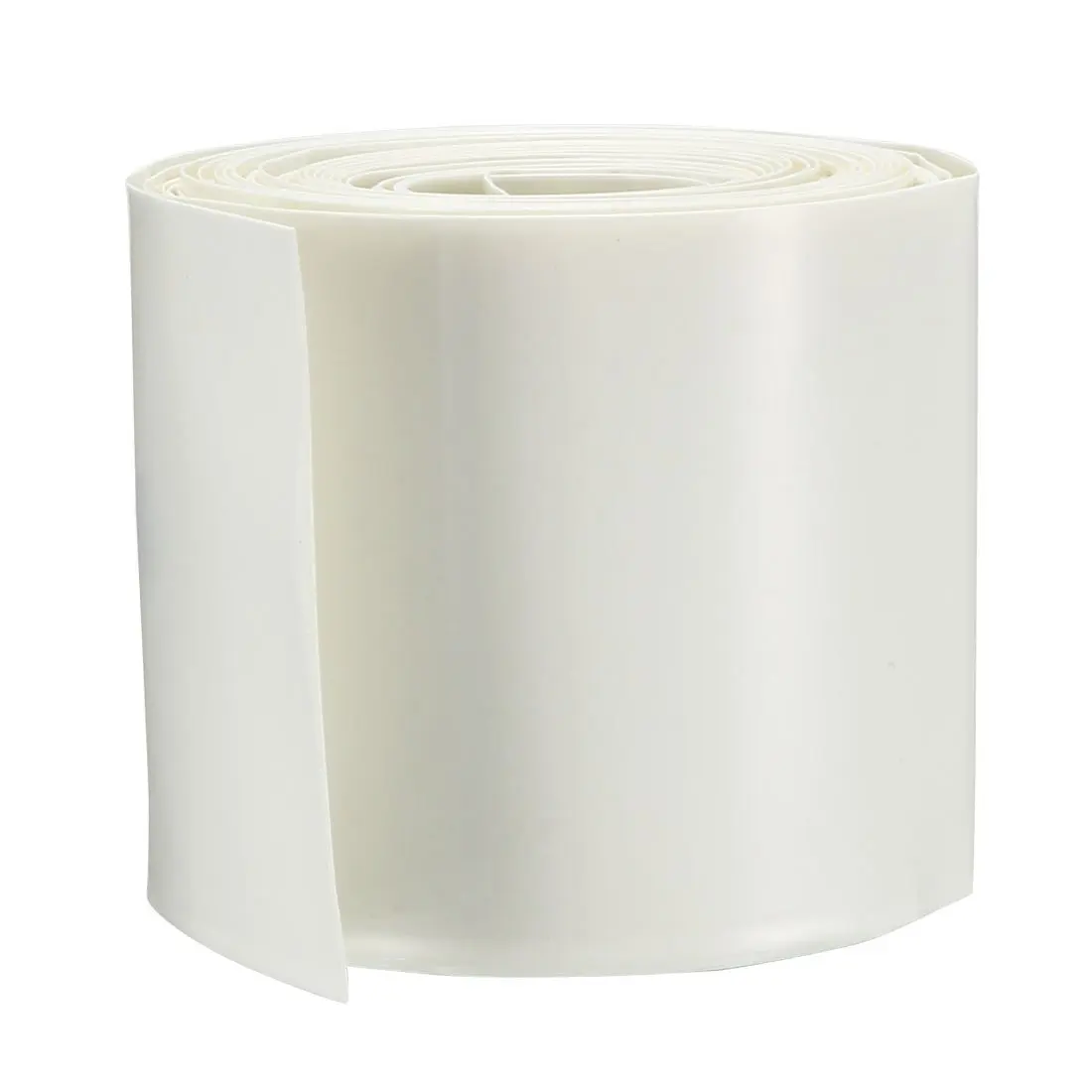 

Keszoox Battery Wrap PVC Heat Shrink Tubing 50mm Flat Width for 18650 Power Supplies 5 Meter Length White