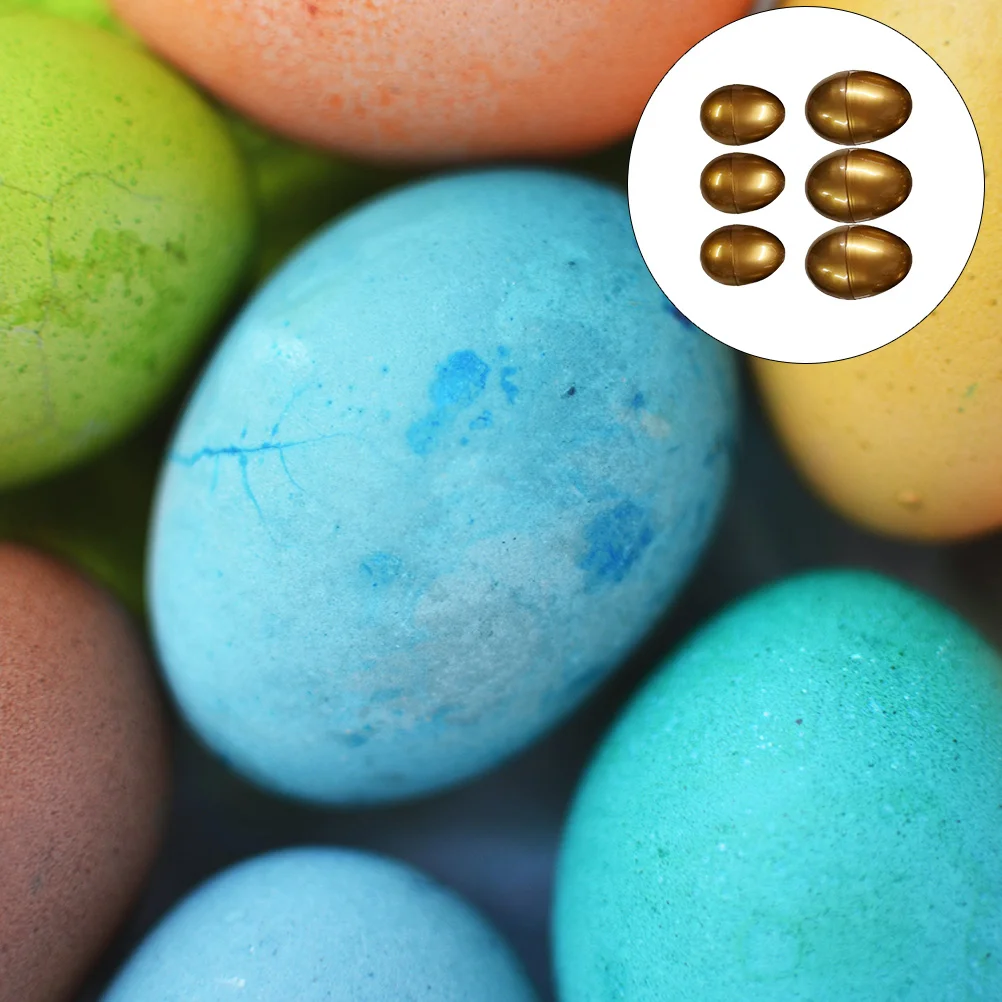 

Easter Egg Eggs Party Basket Toys Golden Supplies Filler Package Creative Gold Fillable S Children Eggshells Prize Classroom