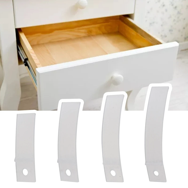 

10 Pcs Clear Plastic Drawer Stops Replacement Dresser Drawer Stoppers Drawer Bottom Repair Tool Easy Installation