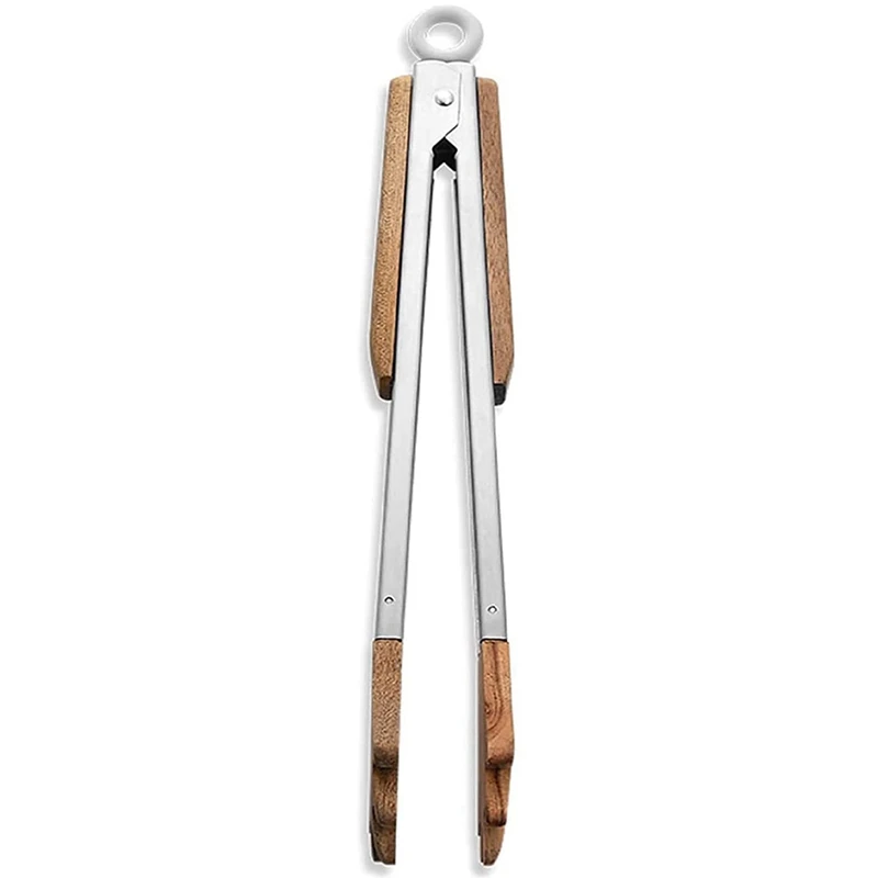 Деревянные кухонные щипцы с зажимом для ладони деревянные антипригарные