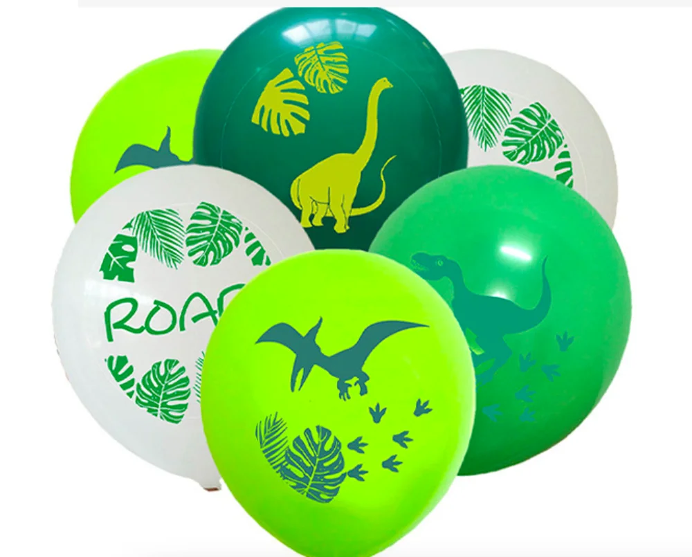 Набор латексных воздушных шаров в виде динозавров 12 дюймов