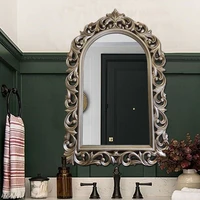 makeup full body mirror aesthetic bathroom floor decorative wall mirror vintage style design spiegel home decoration