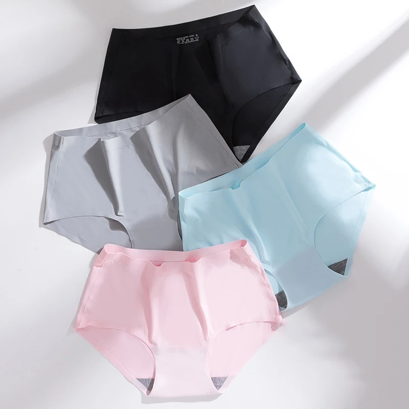 

Женское Бесшовное Спортивное нижнее белье для фитнеса, сексуальное шелковое дышащее мягкое нижнее белье, трусики для женщин, женские трусы,...