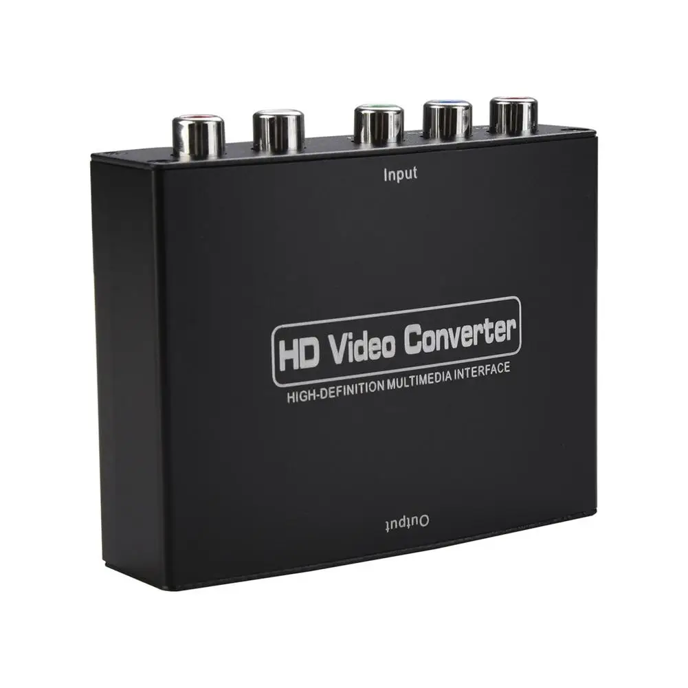 

YPbPr в HD компонент преобразователя HD адаптер 1080P YPbPr RGB в HD конвертер видео аудио конвертер адаптер 2-канальный аудио LPCM