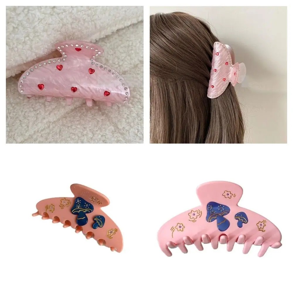 

Женская заколка для волос, в виде гриба из циркона с уксусной кислотой