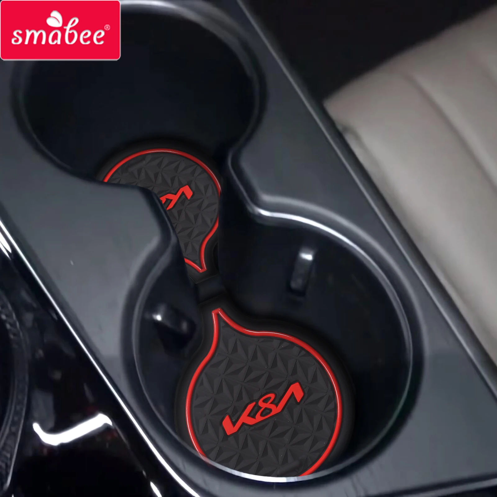 

Smabee Anti-Slip Gate Slot Mat for Kia K8 2021 2022 Cup Holder Interior Accessories Non-Slip Door Groove Pad Decoration Coasters