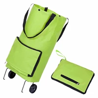 portable shopping cart reusable bag for grocery shopping foldable cart big capacity foldable cart with extra large grocery