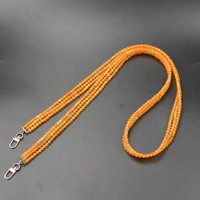 

MM FOND candy solid color women acrylic handbag strap bag decoration phone case chain alternative bag chain