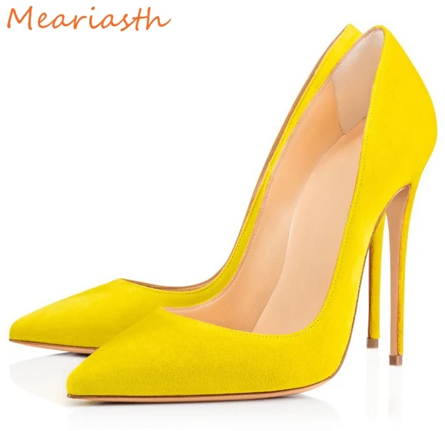 

Summer Elegant Women Pumps shoe 2022 Stilettos High Heel Suede Leather Pointed Toe Purple Office Party Female Lady wedding Shoes