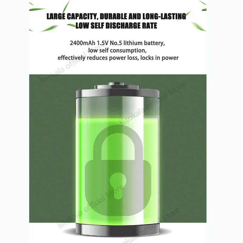 2-60 шт. литий-ионные аккумуляторы AA 1 5 в