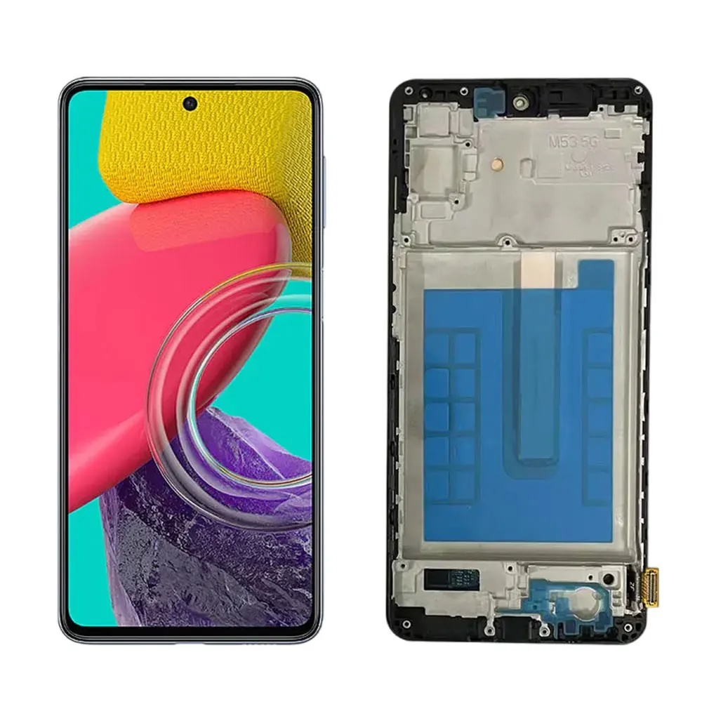 ЖК-дисплей Super AMOLED M53 M54 с сенсорным экраном и дигитайзером в сборе для Samsung 5G LCD M536