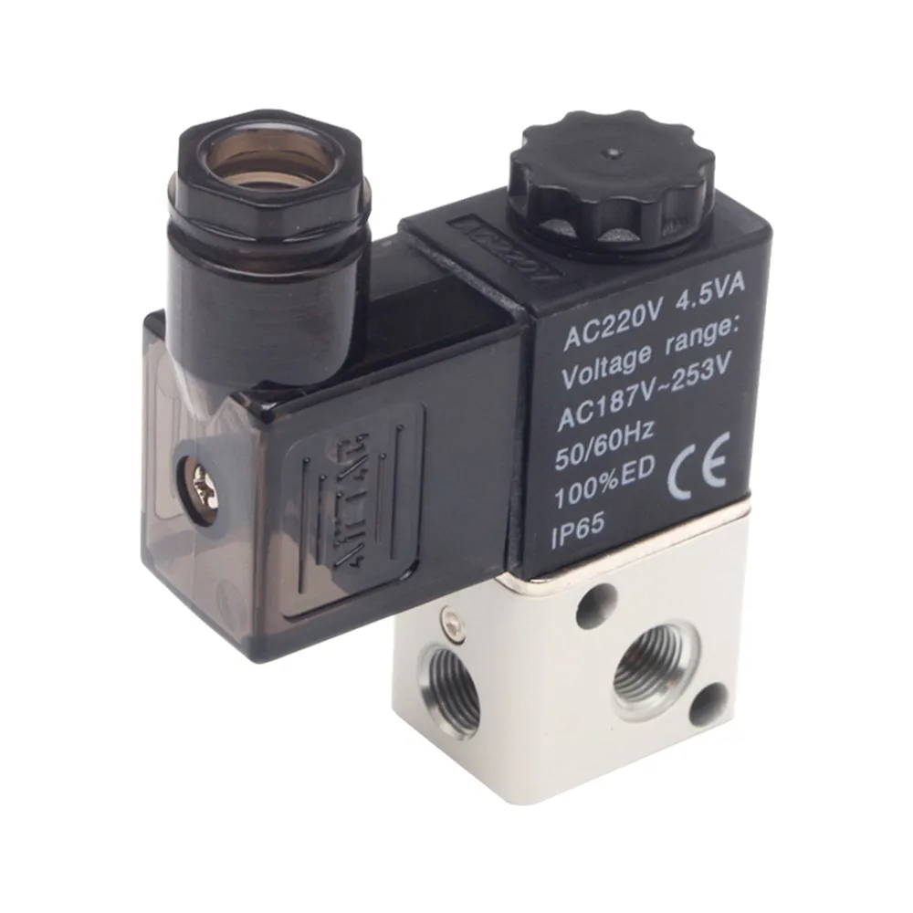 

Пневматический электромагнитный клапан 3V1-M5, 3V1-06, 3V1-08, 2V025-06, 2V025-08, 1/8 дюйма, 1/4 дюйма, двухпозиционный, трехсторонний, 12 В постоянного тока