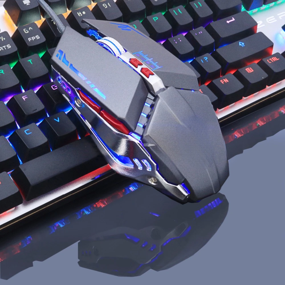 

2022 Trend Professional gamer Gaming Mouse 8D 3200DPI Adjustable Wired Optical LED Computer Mice USB Cable Mouse for laptop PC