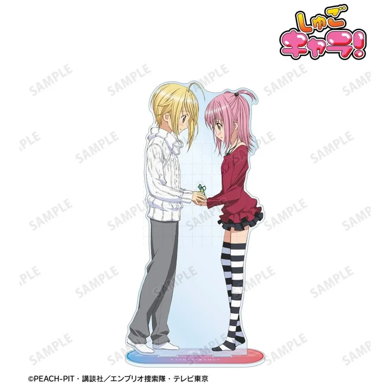 Фото Акриловые фигурки аниме Shugo Chara: Хинамори Аму, Цукиоми Икуто – настольные подставки, украшения для офиса, подарки на праздники №4