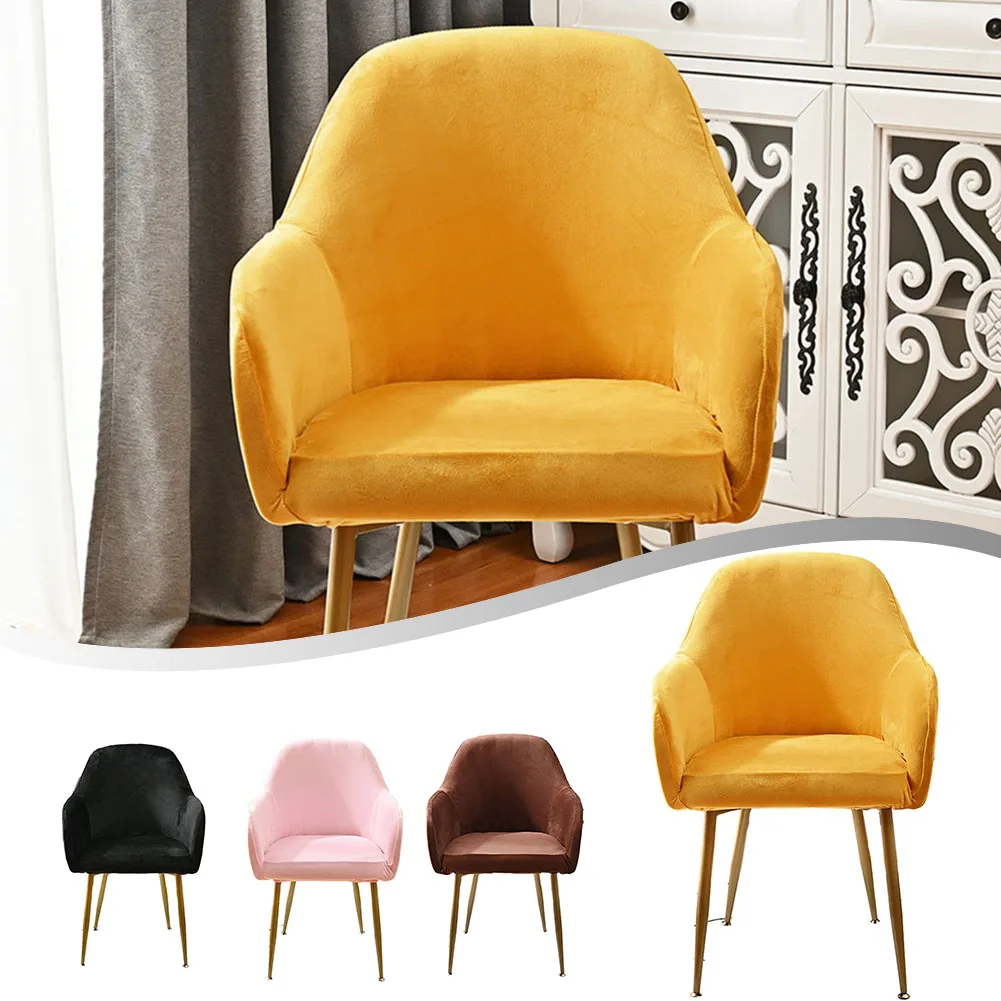 

High-Quality Universal Chair Cover Home Chair Protector Curve Decorative Cover Household Furniture Dustproof Cover