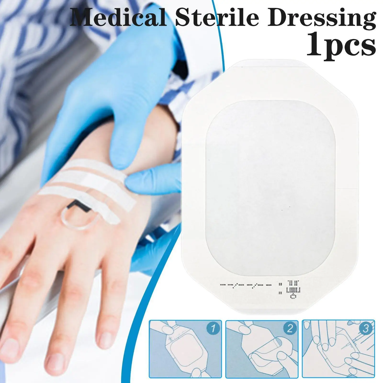 

1 шт., медицинская Водонепроницаемая хирургическая клейкая пленка для ран, катетер-канюля, повязка I.V. Наклейка с иглой для фиксации G3N2