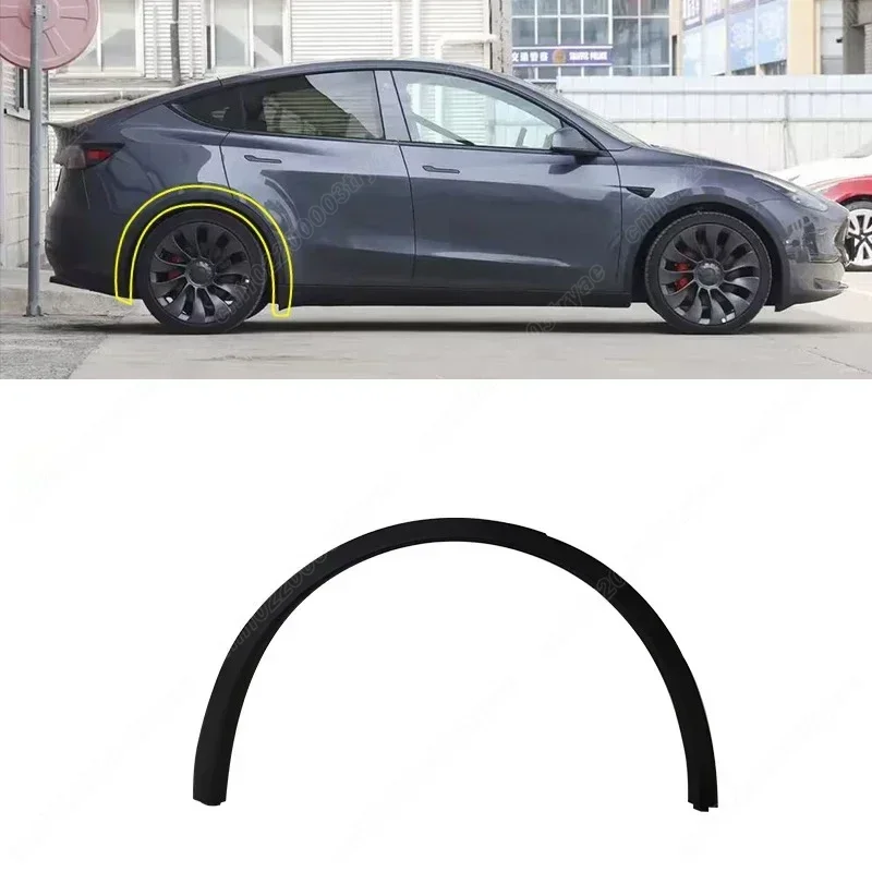 

Для Tesla Model Y 2020 2021 2022 2023 2024, передняя и задняя арка колеса, крыло с защитой от царапин, декоративный защитный чехол, аксессуары