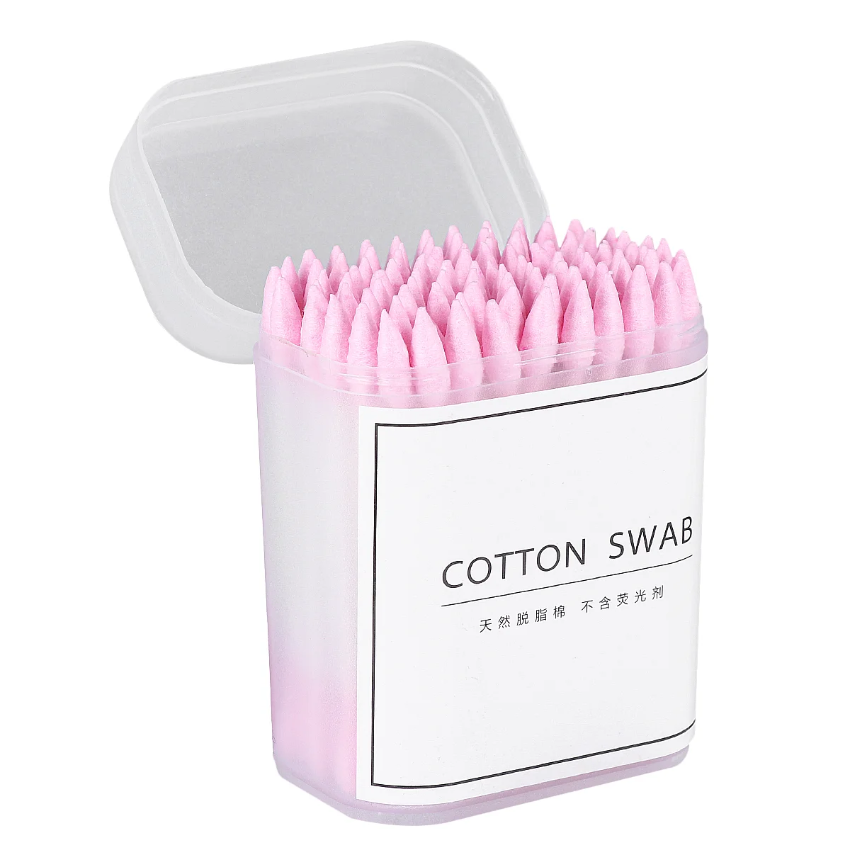 

3 Packs/300pcs Makeup Tool Cotton Swabs Beauty Accessories Applicators Bud Child Pink Ear Plugs