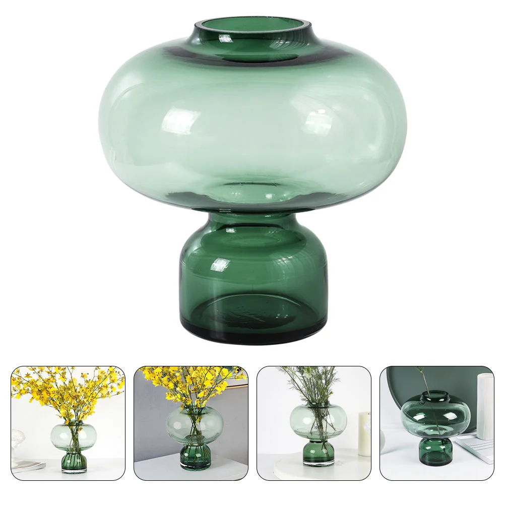 

Fresh Flower Vase Gourd Design Vase Desktop Glass Vase Tulip Storage Vase