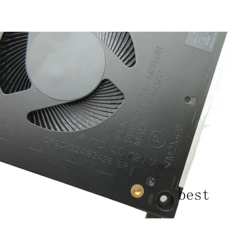 New Original Laptop CPU GPU Cooling Fan For DELL Alienware m15 R3 R4 FM7D FM7C DFSCK324162A2E DFS240012AE0T 12V 1A 0TG9V0 0D1X38