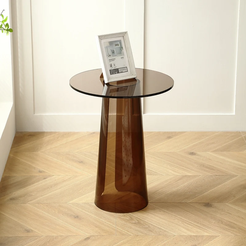 

Transparent Offee Table Top Luxury Low Plastic Living Room Apartamento Modern Dining Table Games Muebles Auxiliares Furniture