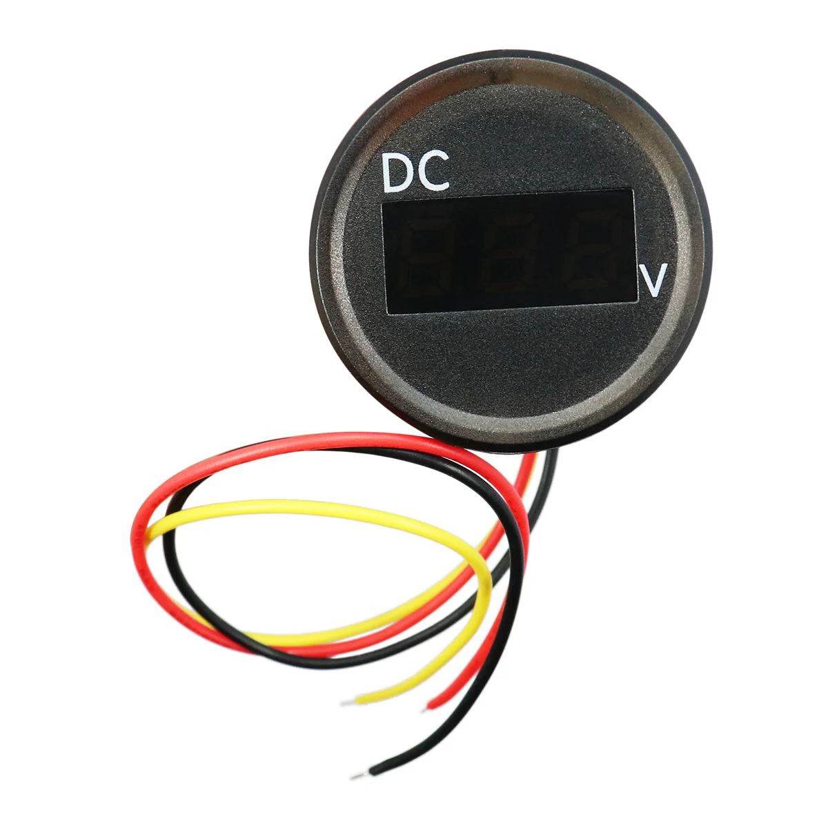 

0-100V IP67 Waterproof Digital LED Motorcycle Voltmeter Voltage Gauge (Black)